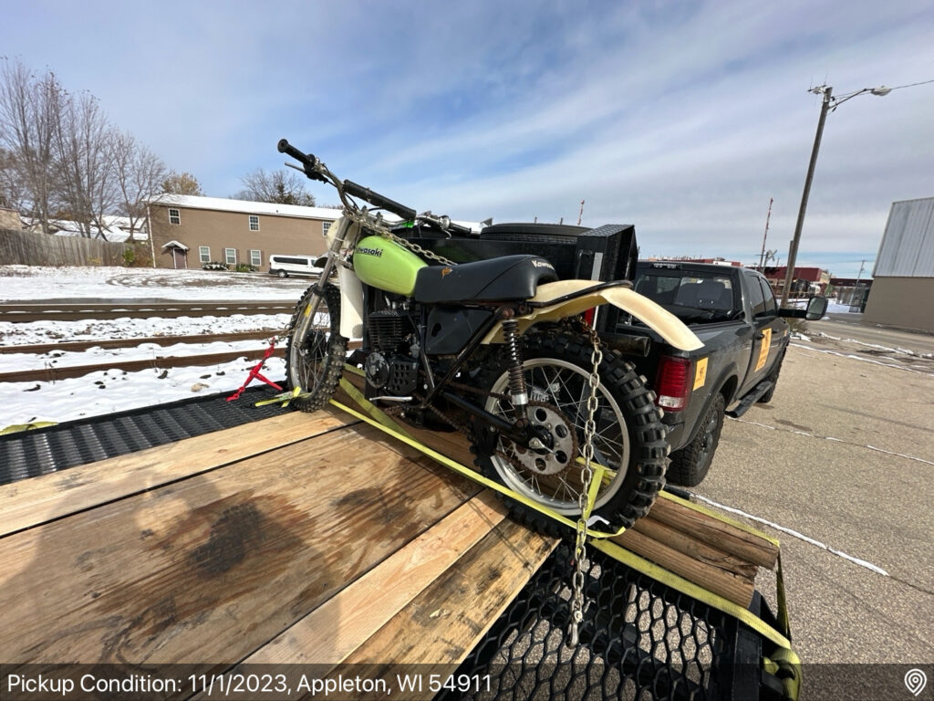 motorcycle transportation from Appleton, WI to Flower Mound